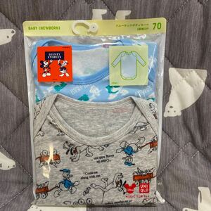 UNIQLO crew neck body suit Disney Donald 