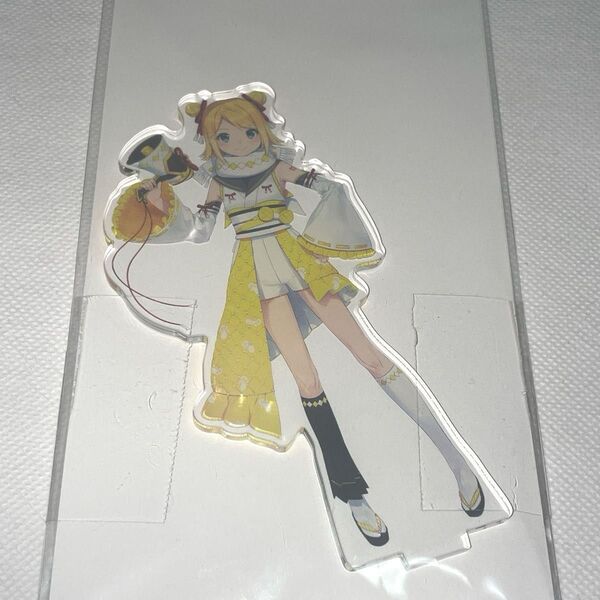 初音ミク×ドン・キホーテ コラボ 鏡音リン ねずみ年 アクリルスタンド 【新品未開封品】illust:ねづみどし