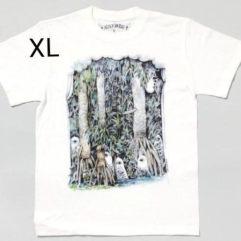 ヒグチユウコさん ボリス雑貨店 Tシャツ ひとつめのはえる森 XL 未開封