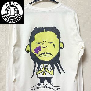 A$AP MOBB TOO COZY TOUR l/s Tee White