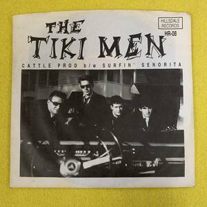 新品・ワケあり【THE TIKI MEN】Cattle Prod★7インチ ep シングル レコード 45回転★Hillsdale Records★ガレージ ロック・サーフ バンド