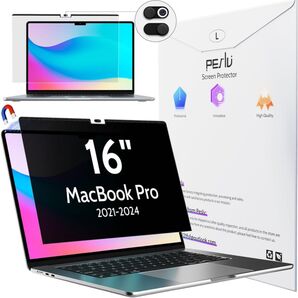 Macbook Pro 16 用マグネット覗き見防止フィルム、取り外し可16.2
