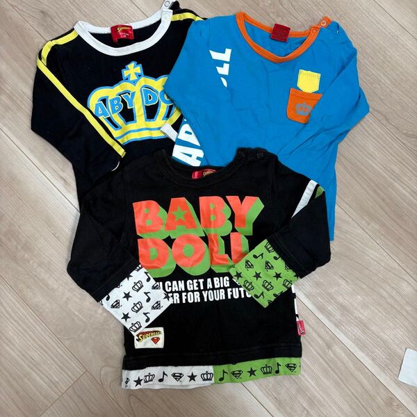 ベビードール まとめ売り 長袖Tシャツ 男の子 90センチ 子供服
