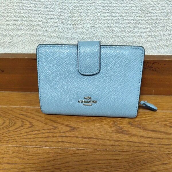 コーチ COACH 二つ折り財布 傷あり