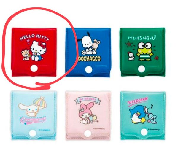 サンリオキャラ ビニールウォレット風コインポーチ ハローキティ グッズ サンリオ ウォレット