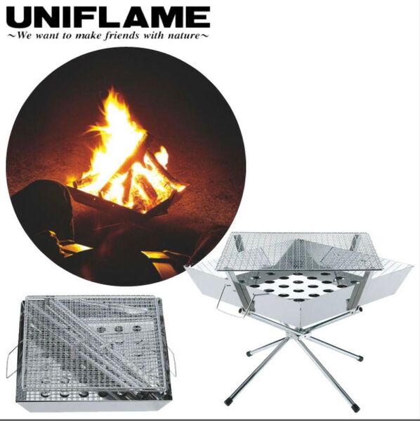 新品ユニフレーム UNIFLAME ファイアグリル 焚火台