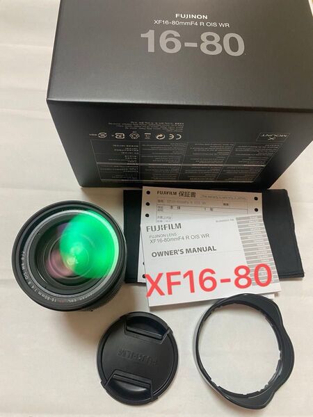 【美品】FUJINON XF16-80mm F4 R OIS WR フィルター付き