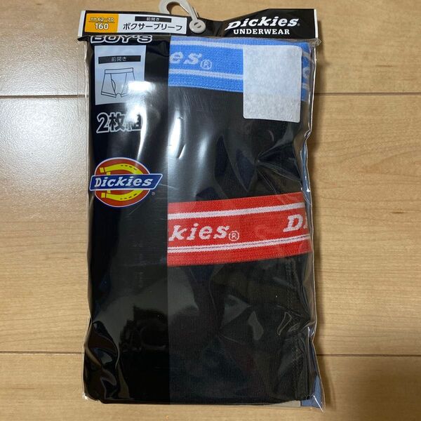 Dickies ボクサーブリーフ 2枚組 160 ブラック 新品未使用