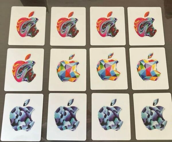 Apple ロゴ ステッカー アップル シール ランダム5枚セット