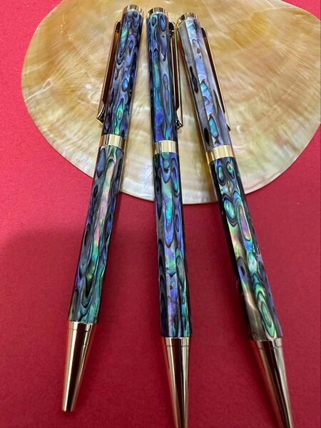 ボールペン 天然貝殻 手作り レア・限定品
