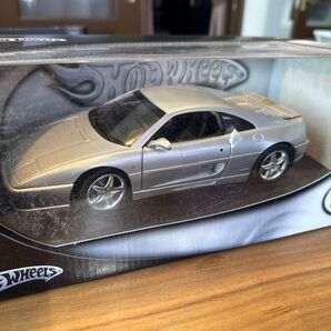 HotWheels フェラーリ F355 ベルリネッタ ミニカー シルバー 1/18 未使用