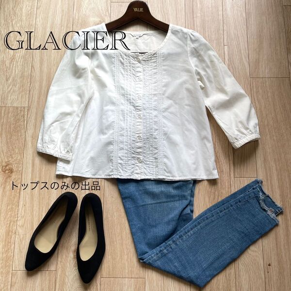 GLACIER グラシア 白 ブラウス M レディース トップス