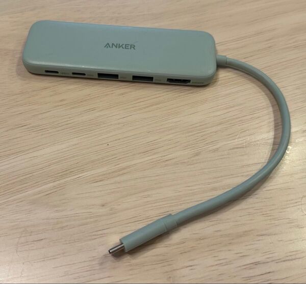 Anker 332 USB-C ハブ (5-in-1) グリーン 100W USB PD対応 4K HDMIポート5Gbps