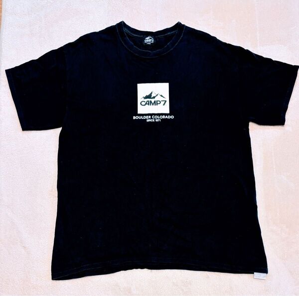 CAMP7 半袖Tシャツ メンズL ブラック