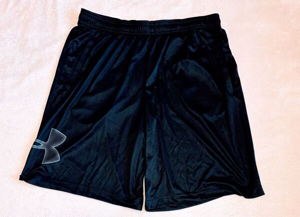 アンダーアーマー ジャージハーフパンツ メンズ2XL ブラック