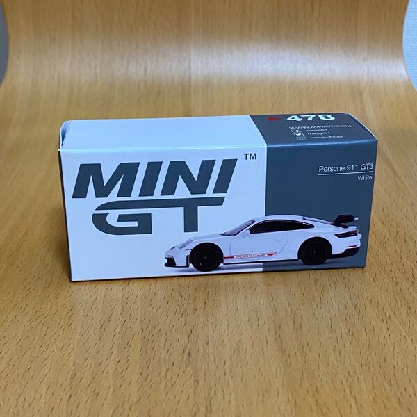 mini-gt ポルシェ 911 GT3 992 ホワイト