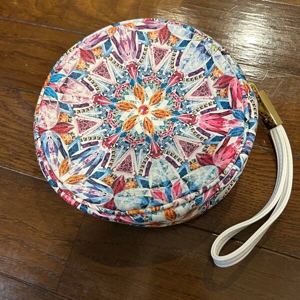 新品未使用!コスメデコルテ クリスマスコフレ ポーチ 花柄円形ポーチ