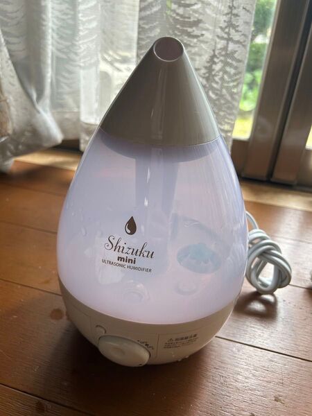 Shizuku mini 超音波加湿器 ホワイト アピックス APIX しずく 家電 超音波式加湿器