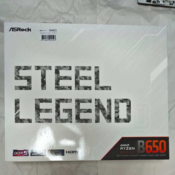 ASRock B650 Steel Legend WiFi 動作確認済み 箱あり