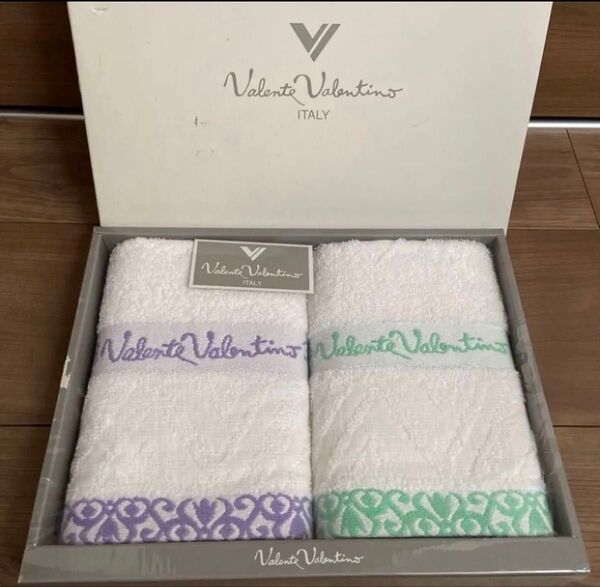 Valente Valentino フェイスタオル 2枚セット