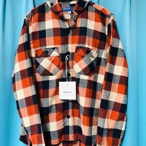 【最終限界価格】新品 BIGJOHN ビッグジョン デニムクラフト ネルシャツ 倉敷 日本製 希少モデル