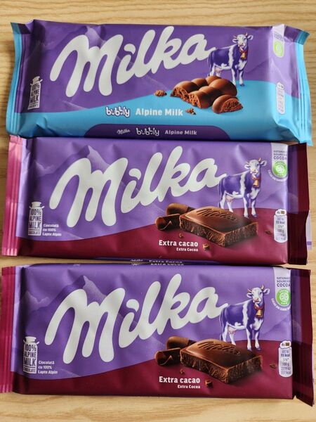 Milka ミルカ チョコレート100g x 3
