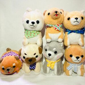 豆しば三兄弟 ぬいぐるみ アミューズメント まとめ売り 7個