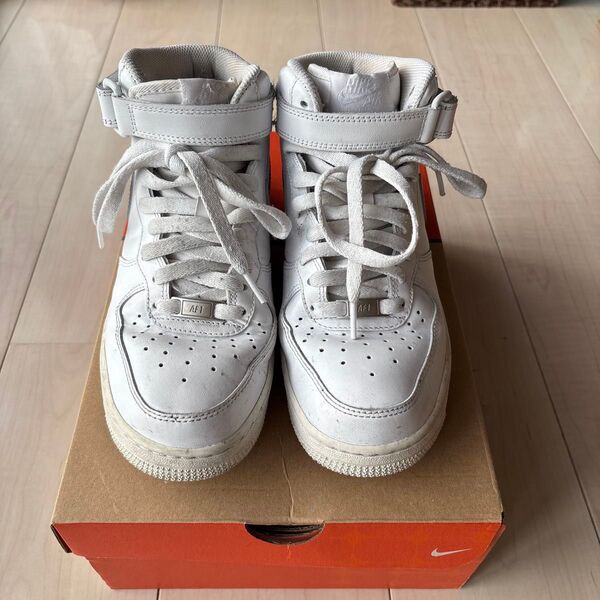 ナイキ AIR FORCE エアフォース ホワイト エアフォース1 スニーカー NIKE MID