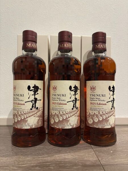 本坊酒造 マルス 津貫 2025 エディション シングルモルト 3本セット