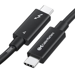 Cable Matters 40Gbps Thunderbolt 4 ケーブル 2m Active サンダーボルト 100W充電
