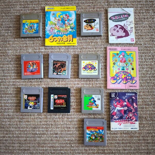 ゲームボーイ ゲームボーイカラー ソフト 9本セット レトロ GAMEBOY 遊戯王 ポケットモンスター カービィ