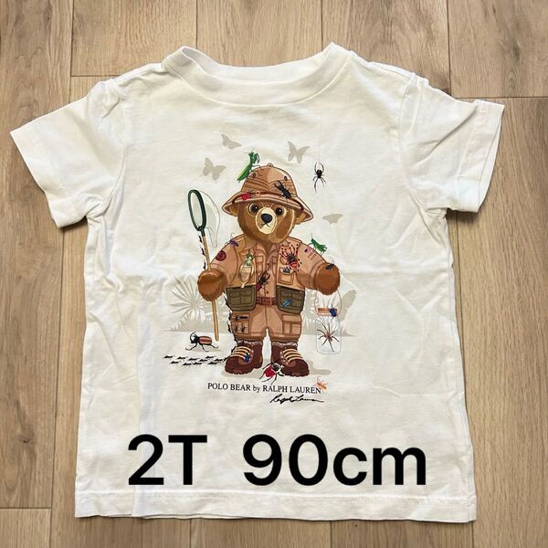 新品未使用 POLO Ralph Lauren ポロベアTシャツ 昆虫採集 2T 90cm 半袖Tシャツ ラルフローレン