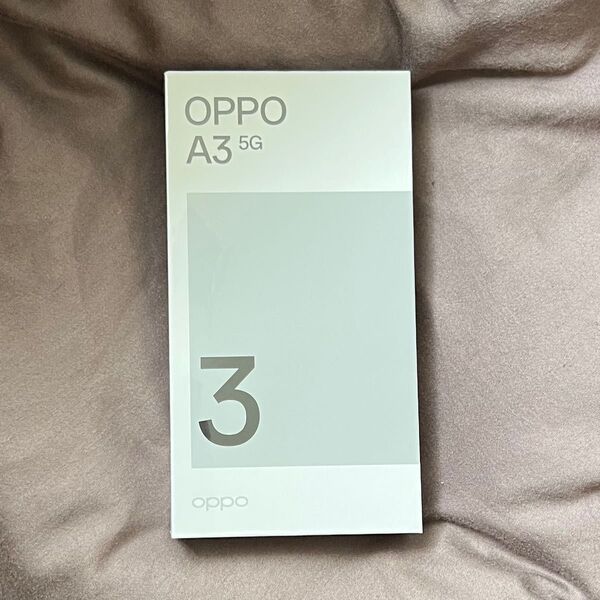 OPPO A3 5G ブラック 本体 新品 未開封 未使用 SIMフリー