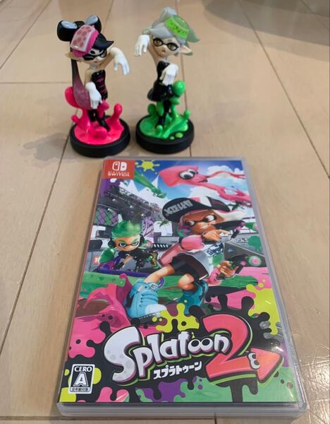 Switch スプラトゥーン2 ソフト amiibo 2個セット(初期化済み)