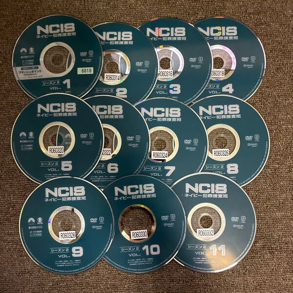 NCISネイビー犯罪捜査班 season2 1〜11 レンタル落ち DVD ディスクのみ