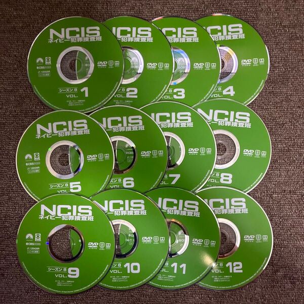 NCISネイビー犯罪捜査班 season 8 1〜12 レンタル落ち DVD ディスクのみ