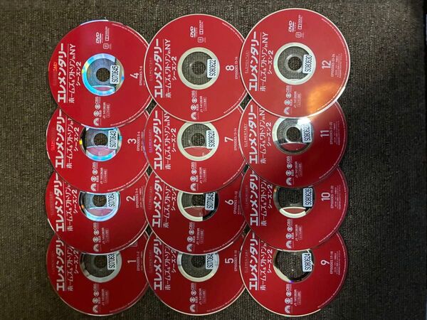 レンタル落ち DVDディスクのみ エレメンタリーホームズ&ワトソンinNY season2 1〜12全巻セット