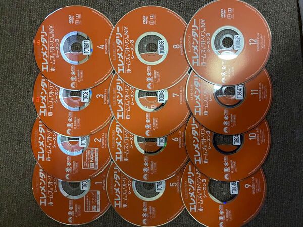 レンタル落ち DVD ディスクのみ エレメンタリーホームズ&ワトソンinNY season3 1〜12全巻セット