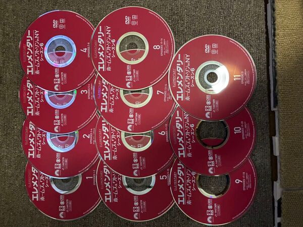 レンタル落ちDVDディスクのみ エレメンタリーホームズ&ワトソンinNY season6 1〜11 全巻セット