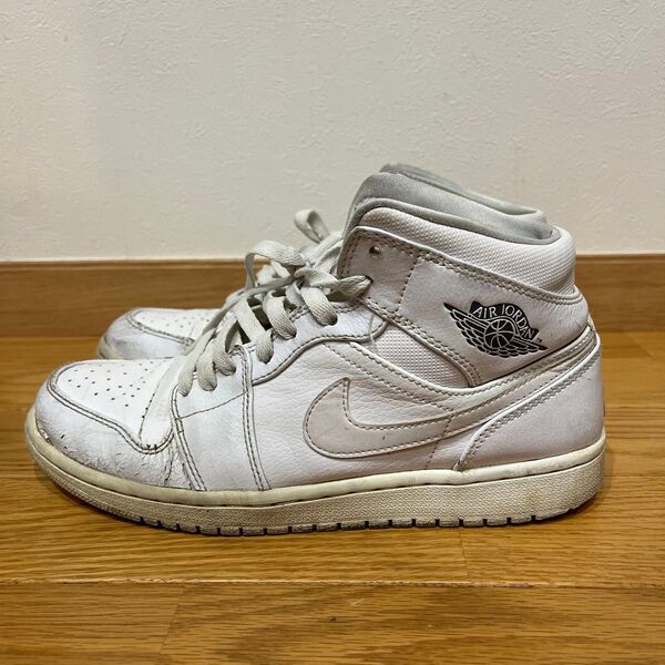 NIKE AIR JORDAN 1 MID ホワイト 26cm