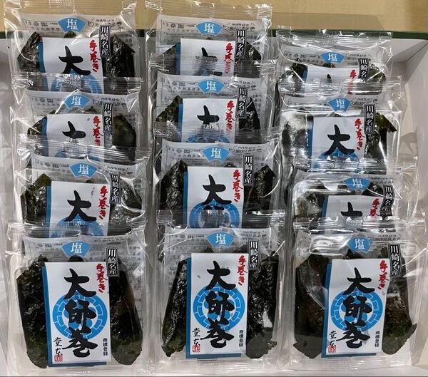 送料無料 川崎名産大師巻3本入12袋