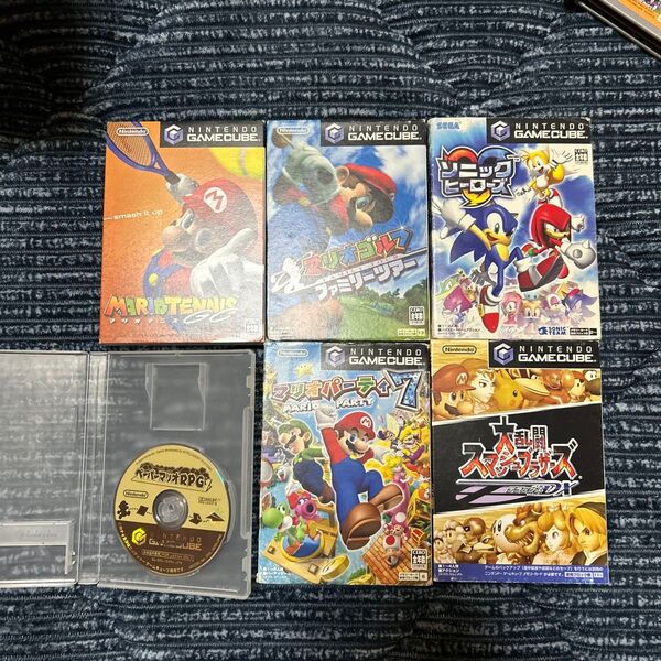 ゲームキューブ ソフト 6点まとめ売り【スマブラ、マリオパーティ、マリオテニス、マリオゴルフ、ソニック、ペーパーマリオ】
