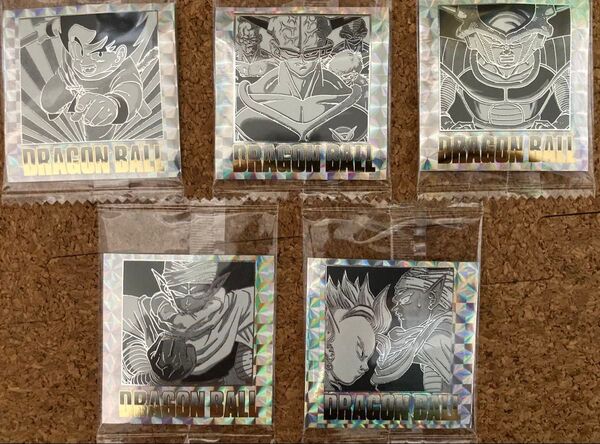 ドラゴンボール 40周年記念 ウエハース 5枚セット。