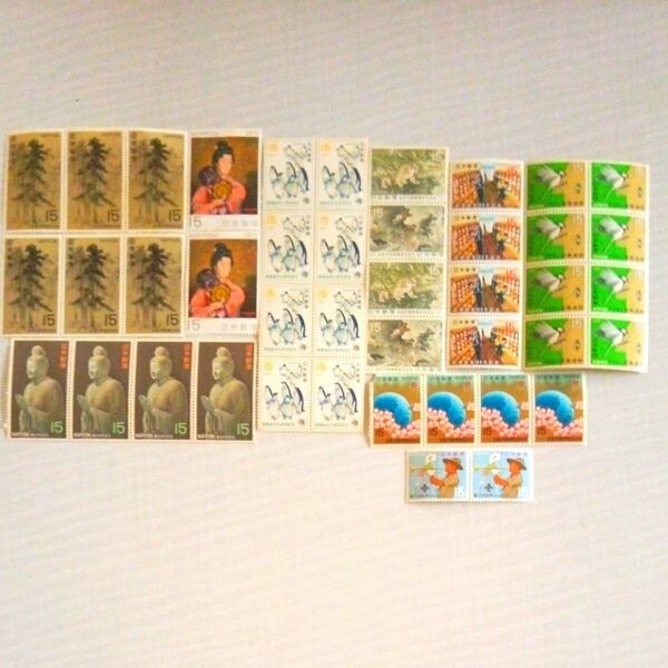 15円切手42枚 まとめ売り 額面630円