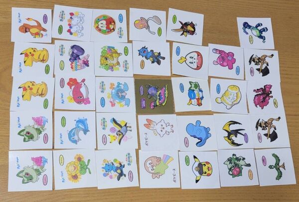 ポケモン シール まとめ売り 34枚セット