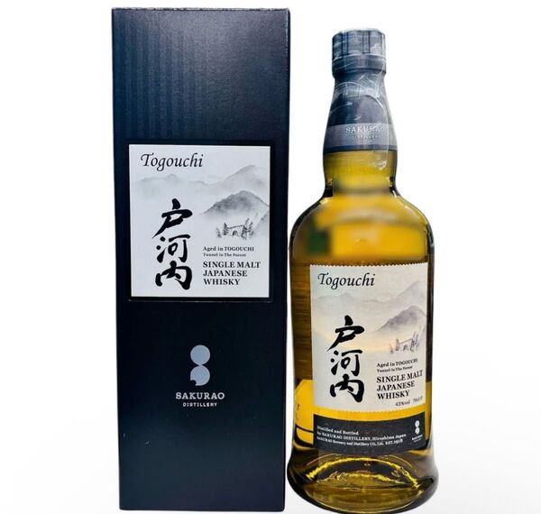 戸河内 TOGOUCHI シングルモルト ジャパニーズウイスキー 桜尾蒸留所 未開栓 箱付 新品1本