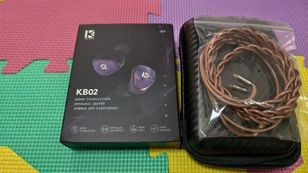 KBEAR KB02 有線 イヤホン nici hifi 20 2pin 3.5mm ケーブル