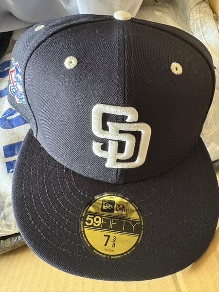 ニューエラ サンディエゴ・パドレス キャップ 58.7cm ネイビー 59FIFTY New Era