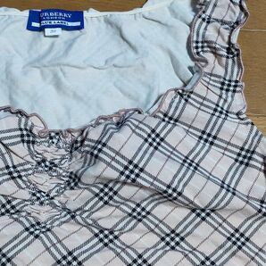 BURBERRY BLUE LABEL バーバリーブルーレーベル ノバチェック チュニック ノースリーブ ピンク