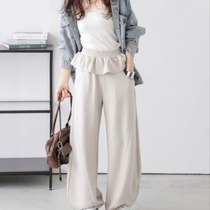 新品未使用 SUGAR BLSKET フリル スウェットパンツ フリー